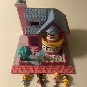 Vintage Polly Pocket 1993 Bluebird Bay Window House Lights Up